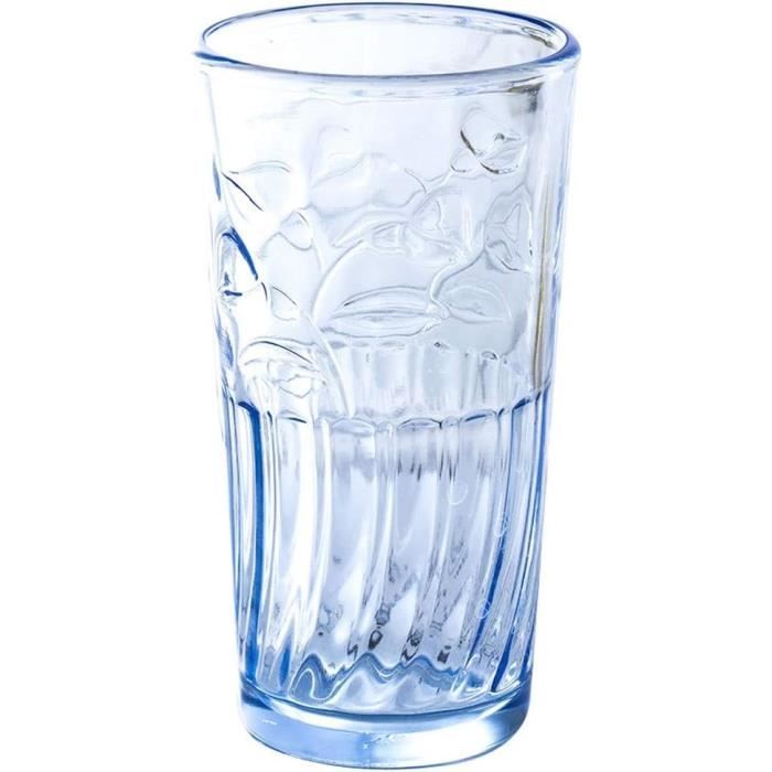 Suite de 6 gobelets à whisky en cristal doublé Val Saint Lambert