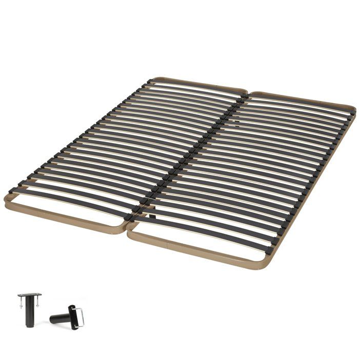 Sommier à lattes 2x80x200 Theta - 48 lattes bois - Fabrication française Sommier à lattes 2x80x200 Theta - 48 lattes bois - Fabrication française
