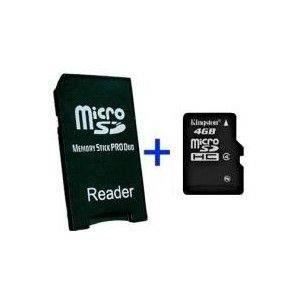 Carte Mémoire - SONY - Memory Stick PRO Duo - 4Go - Adaptateur inclus
