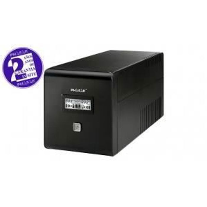 Onduleur interactif Phasak série interactive LCD 2000VA – 1200W
