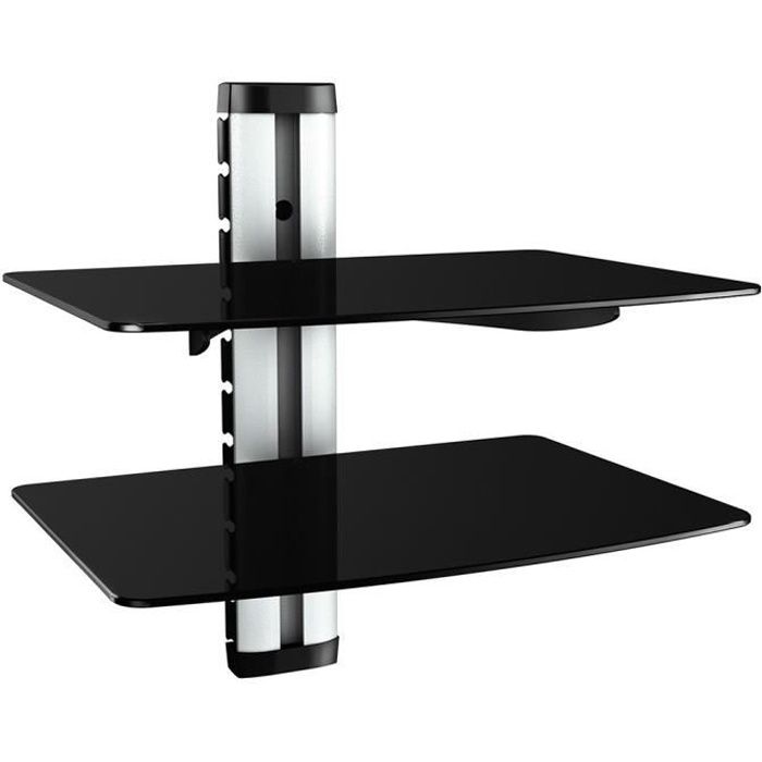 Meuble Mural Pour Lecteur Dvd Blu Ray 2 Etageres Fixation
