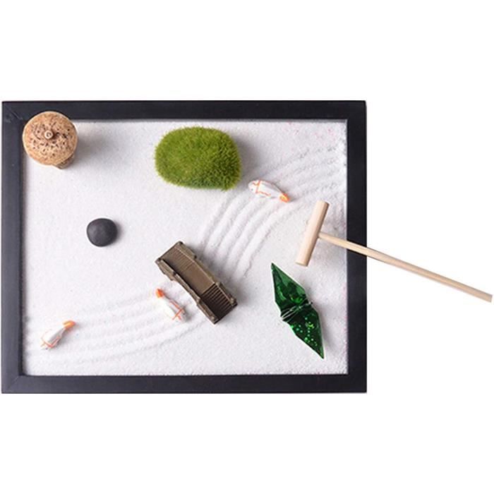 Décoration de table zen en résine pour bureau et bureau Cdiscount Maison