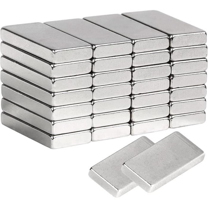 Aimants Néodyme 5 Mm X 5 Mm N42 - Force 0,9 Kg - Lot De 25 Aimants Puissants