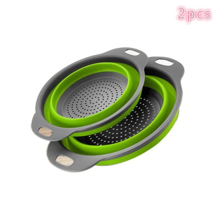 Passoire En Silicone Dépliable Extra Plate