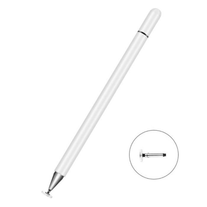 iPhone Stylet Capacitif Rechargeable avec Embouts Fins Magnetic Mesh Cap & Apple Pencil Case Samsung compatible pour iPad Pro Air Mini Lenovo Stylet Tactile pour iPad phone Android et tablettes 