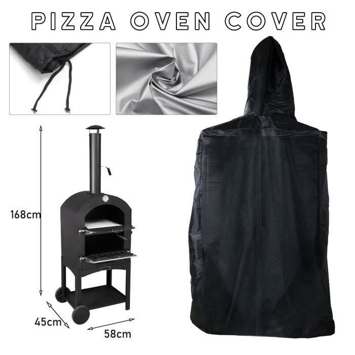 Lntyq Housse De Four à Pizza Ooni Karu 16, étanche, Résistant Aux