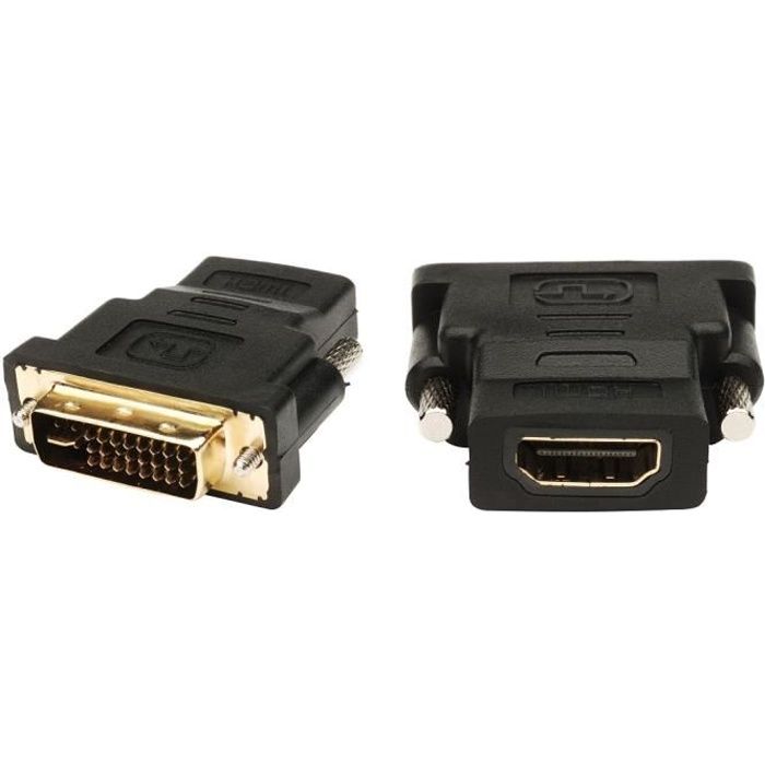 Lineaire ADHD110 Adaptateur HDMI mâle/DVI-D Dual Link Femelle 