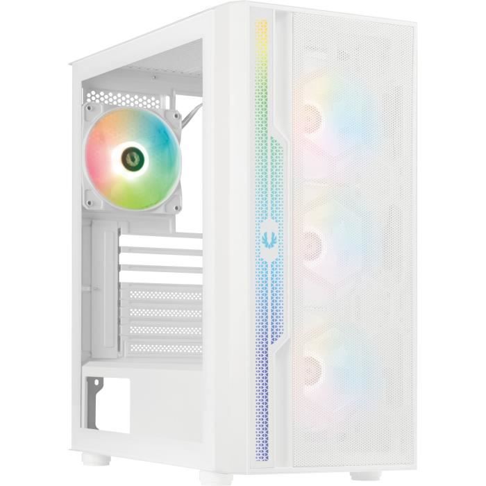Boitier PC – BITFENIX – Apollo ARGB – Sans alimentation – Moyen tour – Format ATX – Blanc