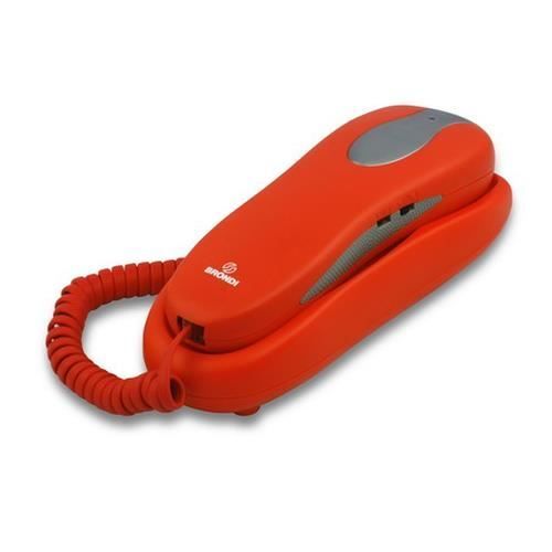 Téléphone analogique Brondi Nemo - 10 entrées - Rouge