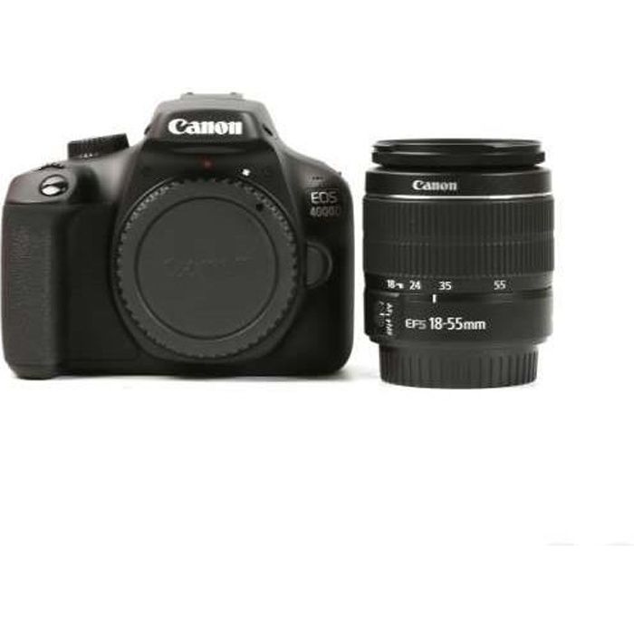 CANON EOS avec objectif EF 18 55 mm f / 3 5 5 6 III Appareil photo reflex numérique