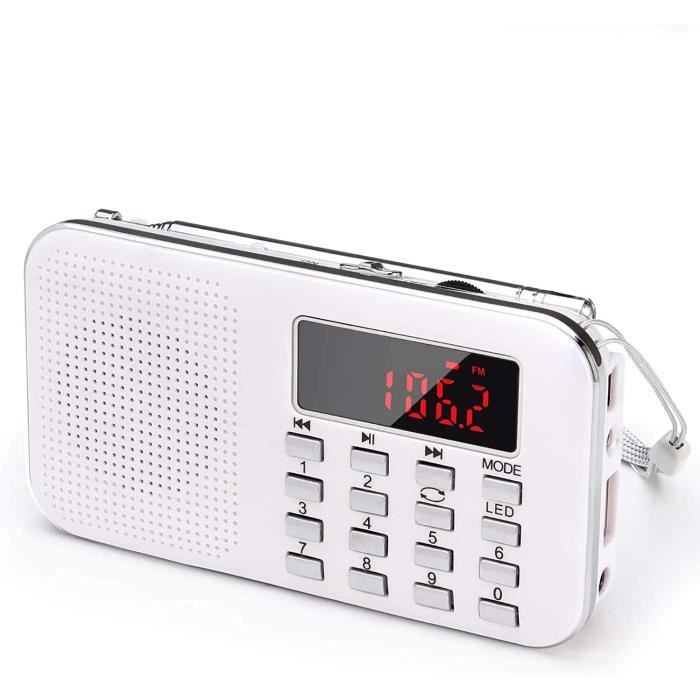 Mini Radio Am Fm Lecteur De Musique Mp3 Avec Carte Tf Et Port Usb ...