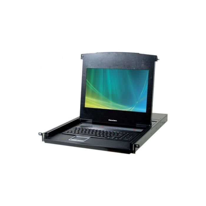 Dexlan CONSOLE LCD 185 1080P FULL HD 4P KVM VGA/USB Plus Câble - vue 1