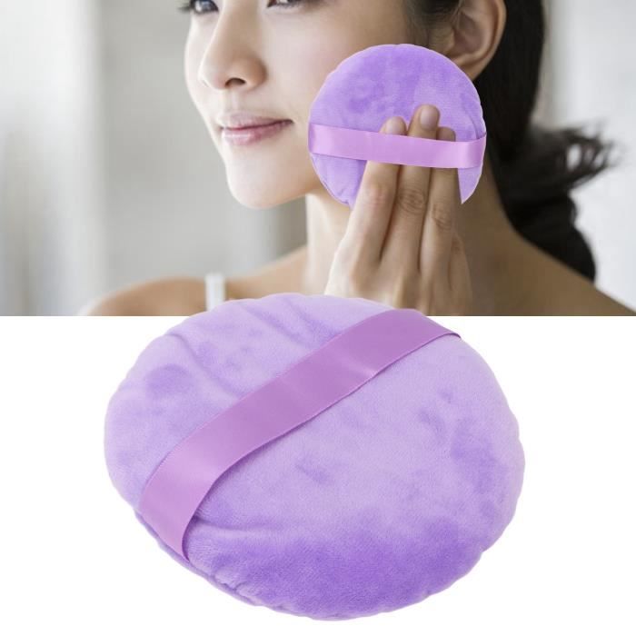 Boîtier à Poudre Pour Le Corps Avec Houppette Intégrée - Velours Doux, Lavable, Réutilisable - Parfait Après Le Bain, Voyages, Peaux Sensibles - 5