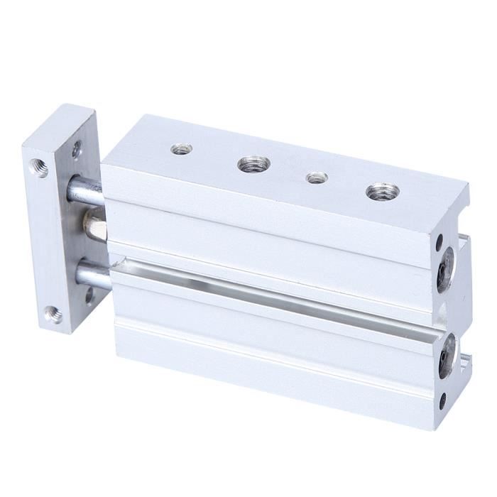 Vérin Pneumatique Double Effet TN16X50-S - Alliage Aluminium, Course 50mm, 0.1-0.9 MPa