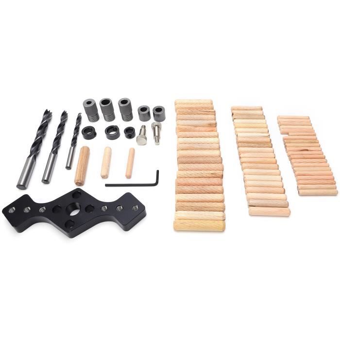 Poinçon à Manche Bois 10 Pièces - Outil Perforation Acier Inoxydable Pour Cuir Et Reliure