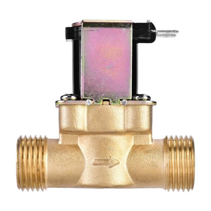 Vanne Magnétique 2/2 Voies En Laiton Normalement Fermée - Du G1/8 Jusqu'au G2 - Pour Air