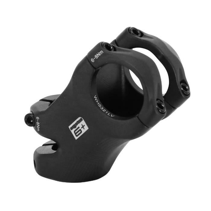 Potence VTT/City Ergotec High Bass - Alu Noir 31,8x55 mm - Homologuée Niveau 6