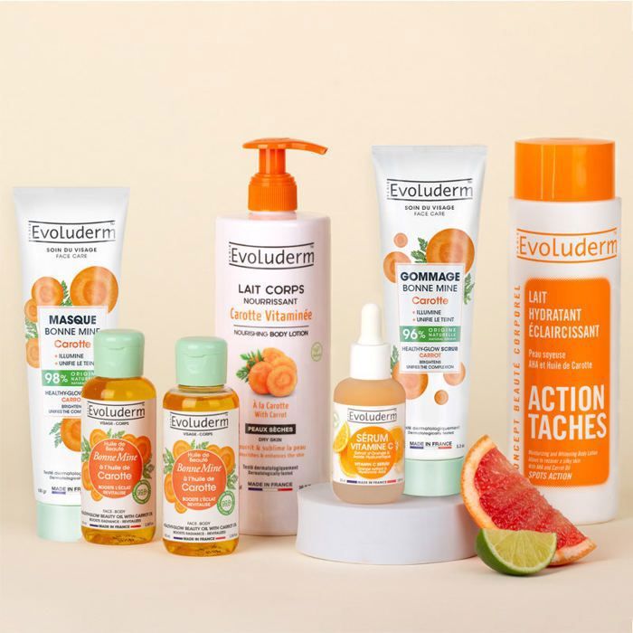 EVOLUDERM Reinigungsgel Mit Vitamin C – 3x500 Ml, Vegan, 97% Natürlicher Ursprung