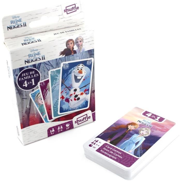 Shuffle - Jeu de 7 familles La reine des neiges 2 - Cdiscount Jeux - Jouets
