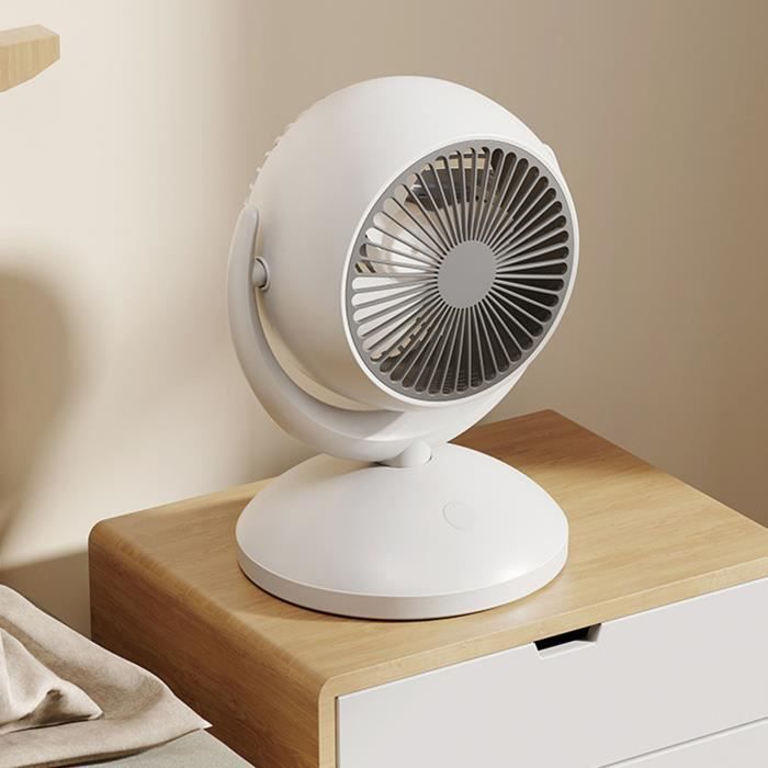 Ventilateur De Bureau Usb, Ventilateur De Table À 3 Vitesses