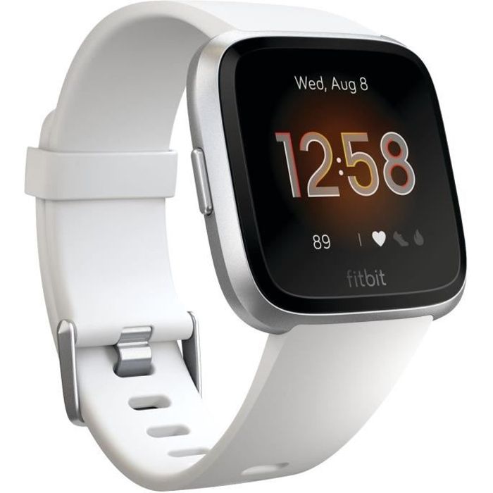 Montre Connectée FITBIT Versa Lite - Blanc - Etanche - Suivi des activités  - Notifications au poignet - Cdiscount Téléphonie