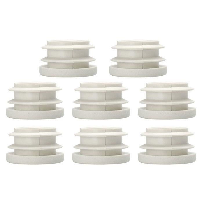 20 Pièces Embouts U Pour Pieds De Chaise - Diamètre 19mm, Noir, Plastique Résistant (marque Uxcell)