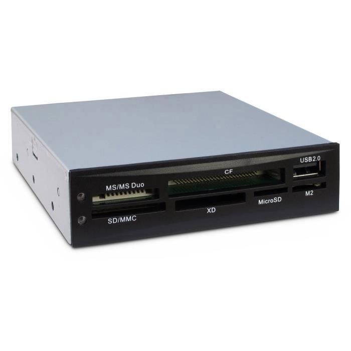 Lecteur de cartes mémoire Inter Tech CI 02 Compatible CF MMC MS MicroSD... USB 2.0 - vue 2