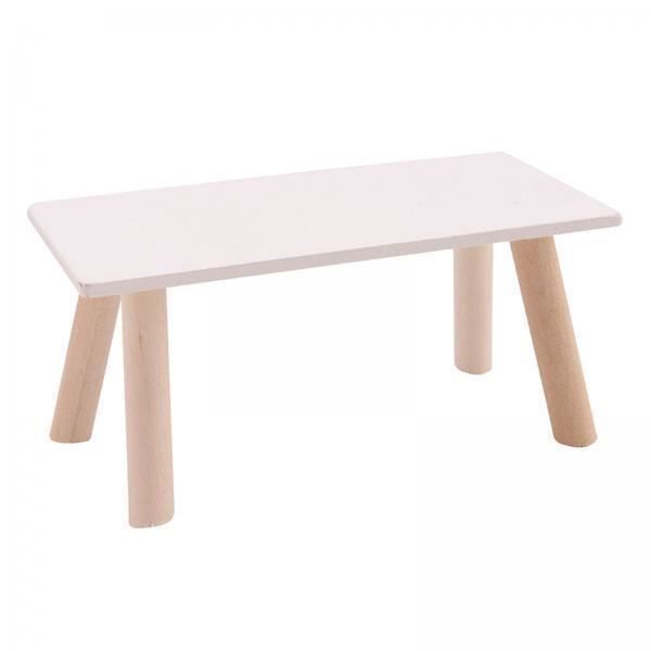 1:12 Échelle Mini Bureau En Bois Pour Maison De Poupée - Table Miniature Décorative Et Créative