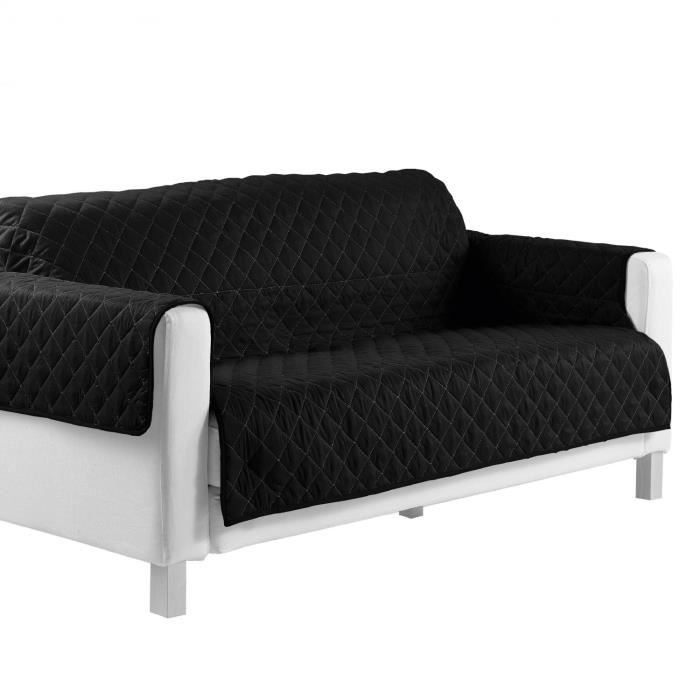 PROTEGE FAUTEUIL ET CANAPE Les Ateliers du Linge 179 X 279 NOIR