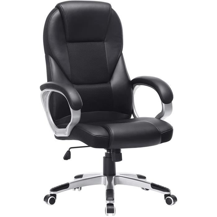 chaise et tabouret de bureau - limics24 - obg22buk fauteuil dossier haut durable stable hauteur