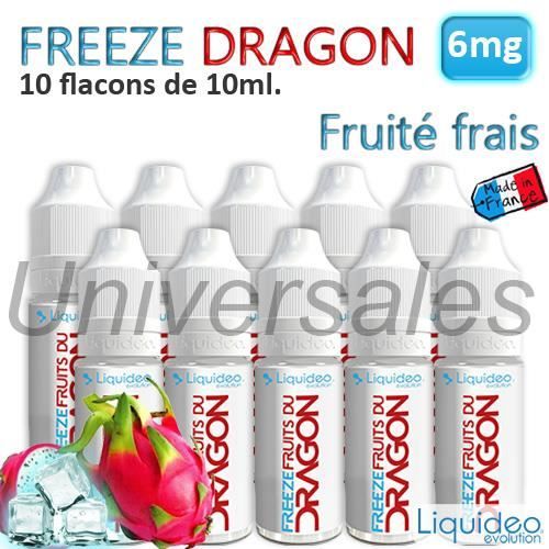 Pack de 10 e-liquides Fruit du Dragon FREEZE DRAGON 6mg - LIQUIDEO - Cdiscount Au quotidien Pack de 10 e-liquides Fruit du Dragon FREEZE DRAGON 6mg - LIQUIDEO - Cdiscount Au quotidien