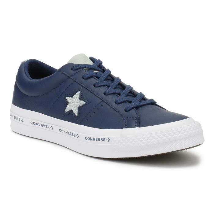 converse one star homme bleu