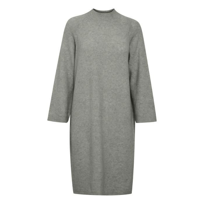 Robe pull femme b.young Merli - mid grey melange - XL Mid grey melange - Cdiscount Pr??t-?�-Porter