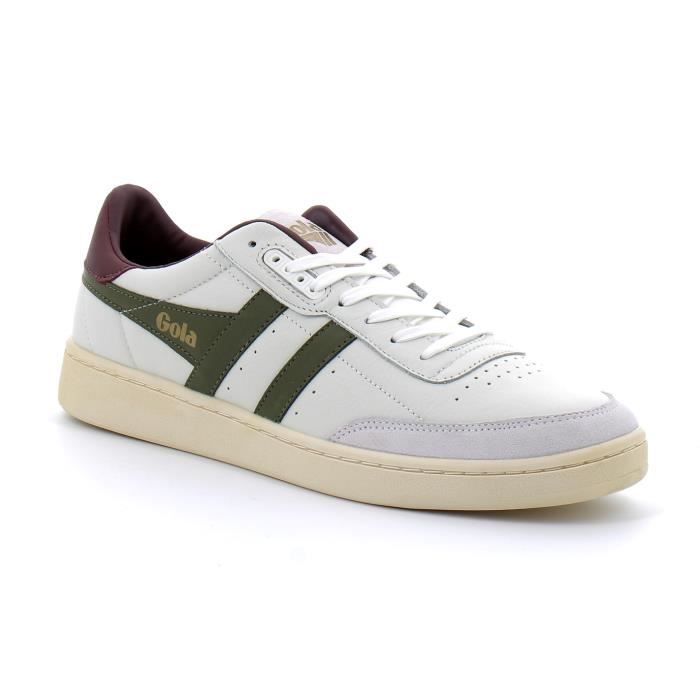 Gola Basket basse GOLA Contact Leather Blanc - Homme - Cuir - Lacets
