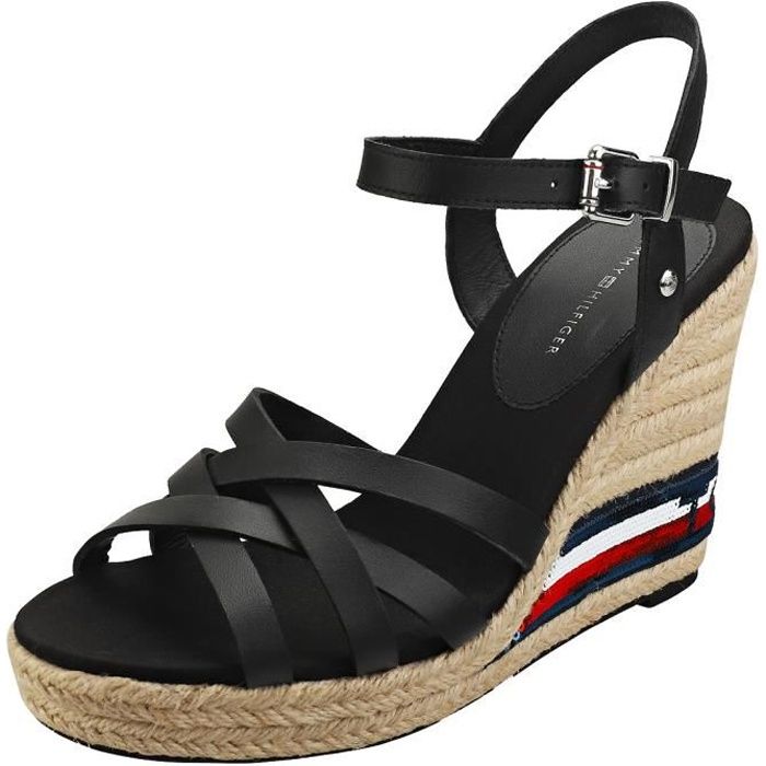 Sandales - Tommy Hilfiger - Sequins High - Femme - Noir Noir - Cdiscount  Prêt-à-Porter