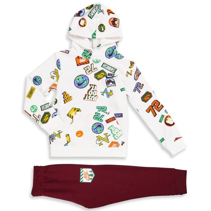 Survêtement Enfant 2 Pièces Jogging - Garçon Fille Hiver - Ensemble Sport Couleur Unie