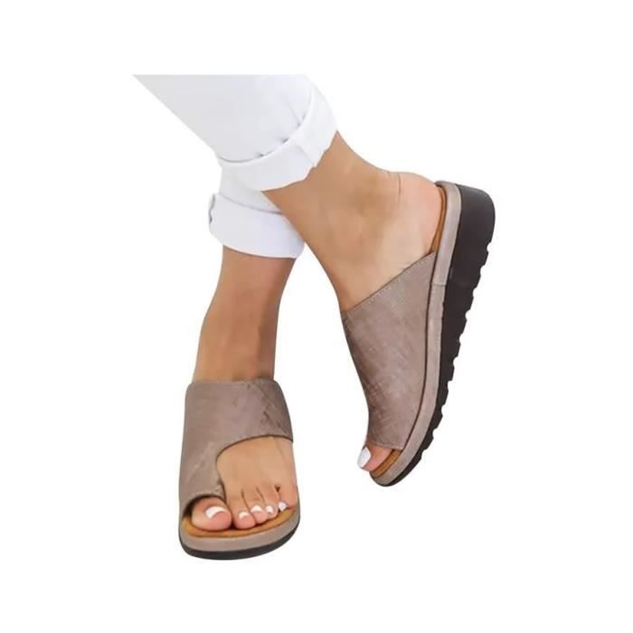 Sandales Orthopédiques Hallux Valgus - Sandales Confortables Femme - Correction Posture - Été