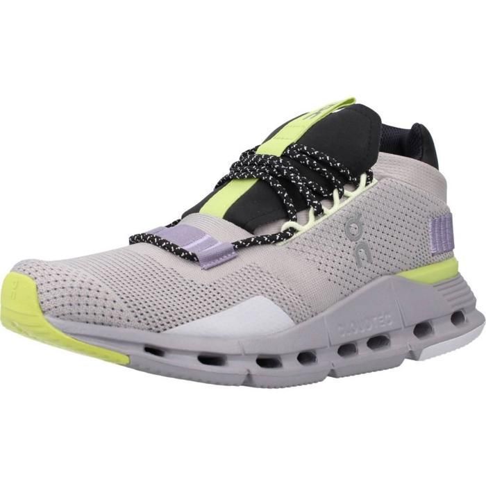 On Running Basket ON RUNNING 136302 - Violet - Femme - Textile - Lacets