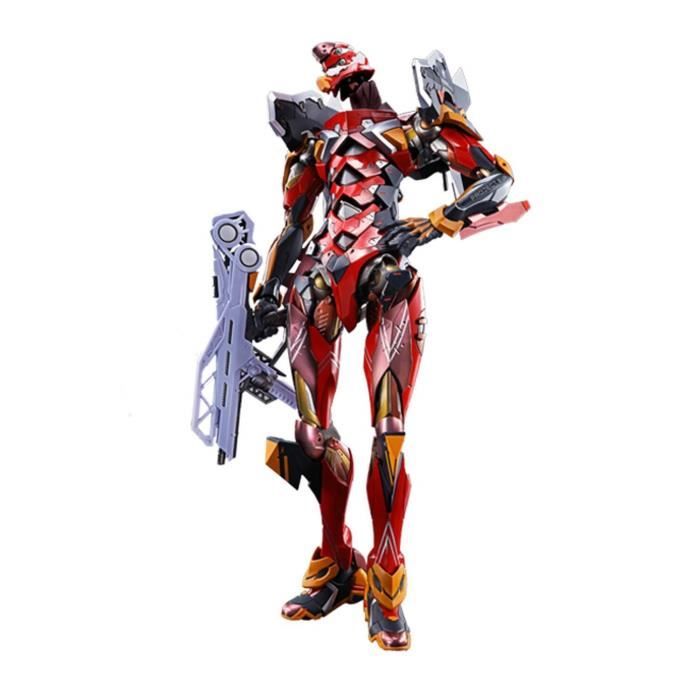 Figurine Evangelion - Eva-02 Production Model Metal Build - 22cm ...