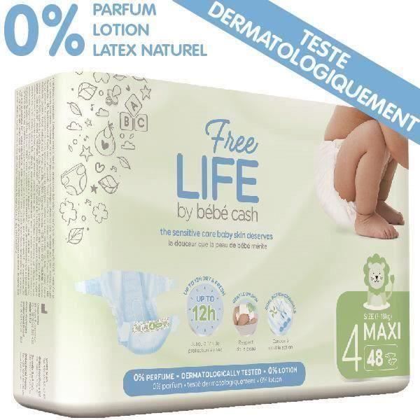 Couche Bebecash Freelife N 4 192 Couches Lot De 2 Cartons Cdiscount Puericulture Eveil Bebe