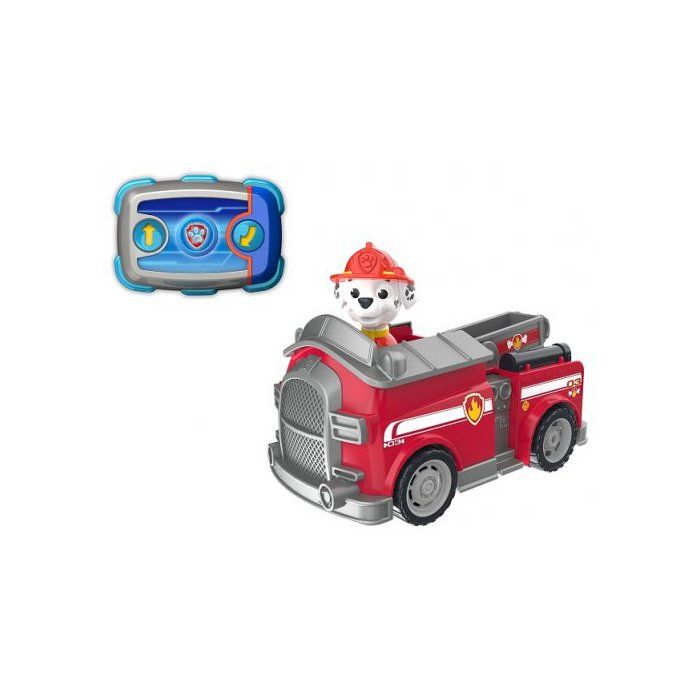 véhicule radiocommandé - otto - camion de pompier rouge rc marcus - pile - enfant - 3 ans