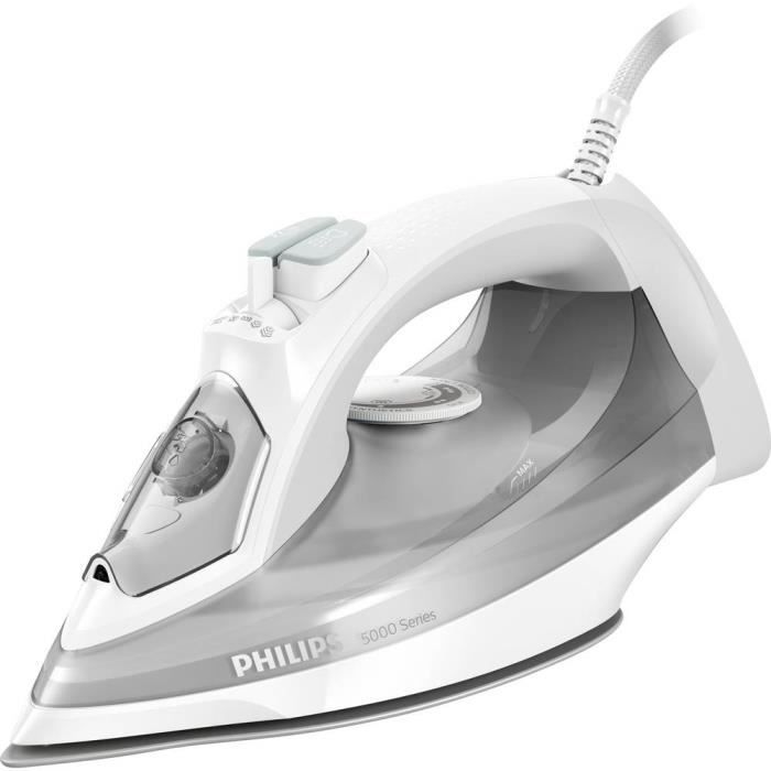 Philips Série 5000 Fer à Repasser Vapeur 40 gmin Effet Pressing 160 g Vapeur Verticale Semelle SteamGlide Plus DST501010 - vue 9