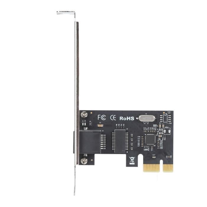 Carte Réseau PCI Gigabit 1Go Realtek RTL8169 - Port Ethernet RJ45 10/100/1000 Mbps