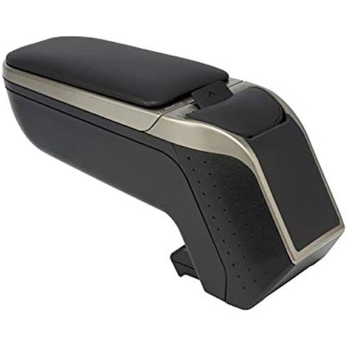 Accoudoir Central Pour Fiat 500 (2008-2015) - Avec Compartiment De Rangement - Réglable En Hauteur Et Profondeur