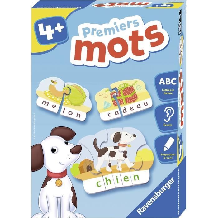 Premiers mots - Jeu éducatif - Préparation à la lecture - Ravensburger - Dès 4 ans