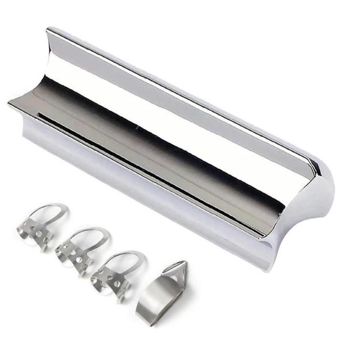 Slide Guitare En Acier Inoxydable - Tone Portable Pour Guitare Électrique Et Acoustique
