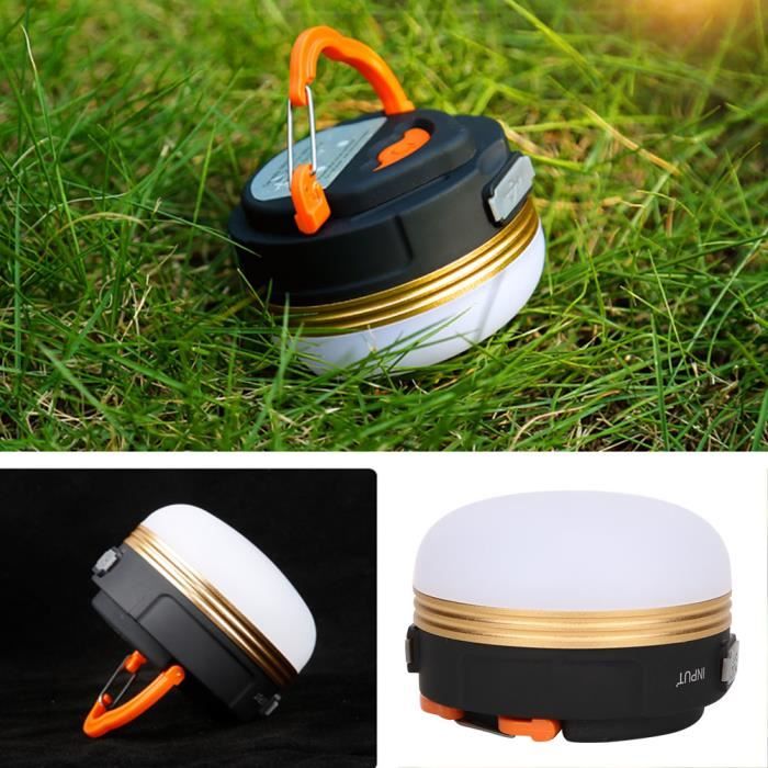 Lampe De Camping LED Rechargeable USB-C - 1000 Lumens, 4 Modes, IPX4 - Autonomie 48h - Portable Avec Crochet - Pour Tente, Randonnée, Urgence