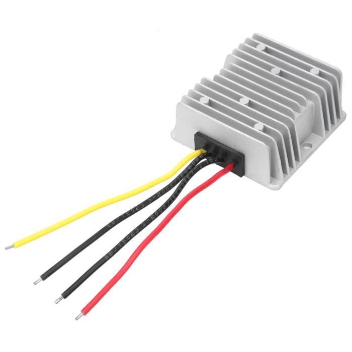 Dilwe Transformateur 24V à 12V Convertisseur DC24V à 12V Protection Contre Les Courts-circuits