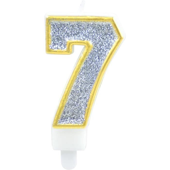 Bougie Chiffre 1 Thème Surf - Décoration Gâteau 1er Anniversaire Garçon