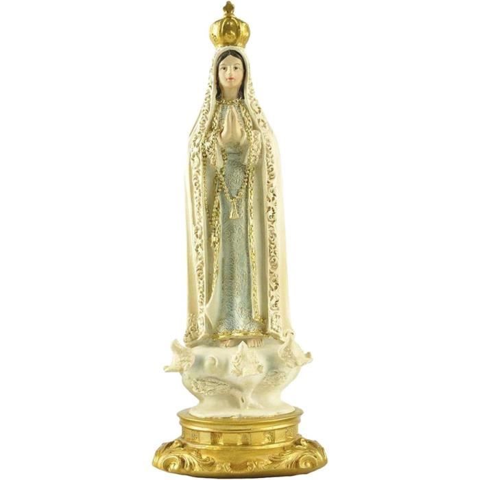 Grande statue de la Vierge Marie:: Notre Dame des Victoires debout sur un globe terrestre sur